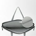 thumbnail image 5 of Computer Carrying Case with Plush Interior for 13/14/15 Inch Laptops Water Resistant Notebook Cover Sleeve for Travel, 5 of 9