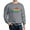 Graphite Gray, variant on CafePress - Rainbow American Flag Sweatshirt - Crew Neck Sweatshirt