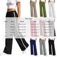 thumbnail image 6 of Diufon Sweatpants for Women Baggy Drawstring Elastic High Waist Pants Wide Leg Loose Jogger Pants with Pockets, 6 of 8