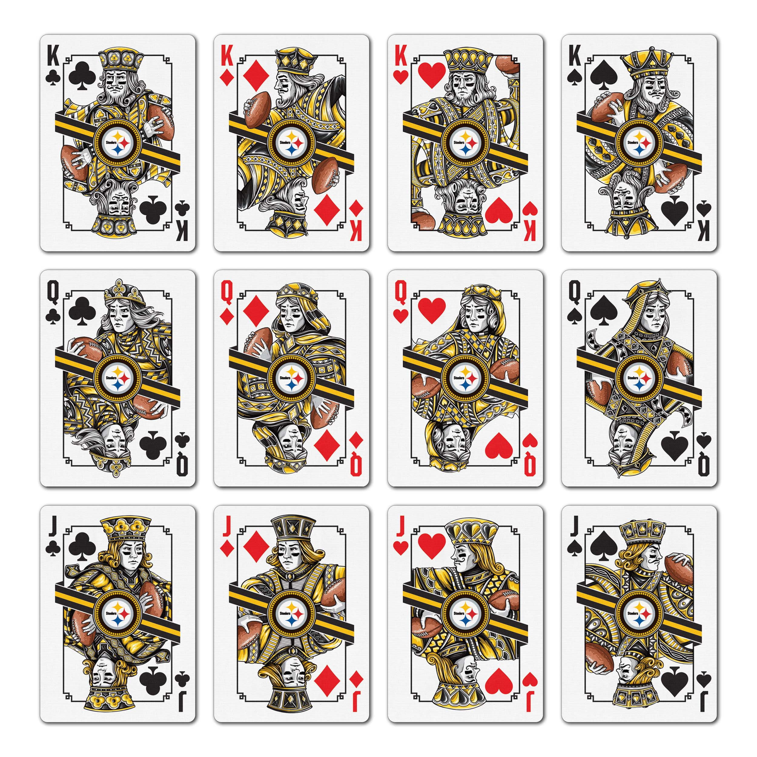 YouTheFan NFL Pittsburgh Steelers Classic Series Playing Cards