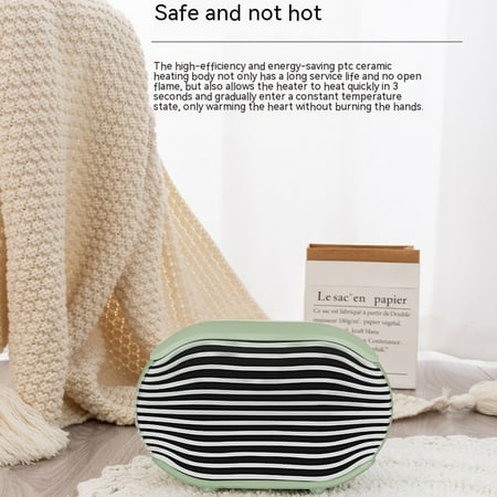 

WarmthandFish Mini Ceramic Fan Heater Energy Saving 400 W/800 W Portable Electric Heater With 2 Modes Tilt Protection Overheating Protection Fan Heater For Bathroom Workshop Camping Garage