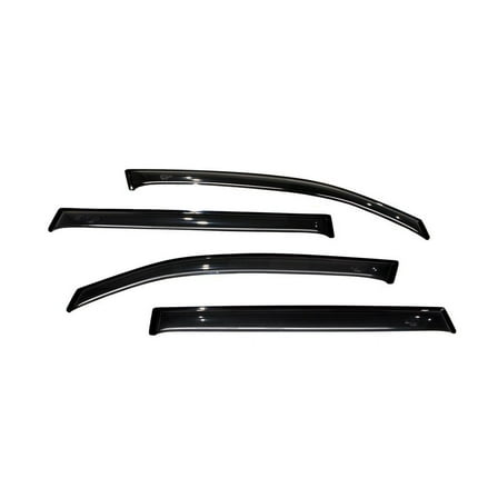 Auto VentShade (AVS) by RealTruck Outside Mount Ventvisor® Window Deflectors Front & Rear Set Compatible with 1995-1998 Honda Odyssey, 1996-1998 Isuzu Oasis