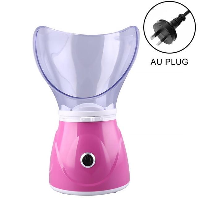 Vaporizador facial, rociador humectante para la piel, poros faciales, limpiador profundo, vapor térmico, enchufe australiano, rosa seitruly CE1757-08B