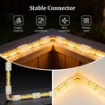 thumbnail image 3 of 10mm Connector for 3-Pin CCT COB LED Strip Light 40pcs Strip to Wire Connector 9.84ft(300cm) Long 22AWG Extension 3 Wire for Non Wired Gapless Solderless, 3 of 7