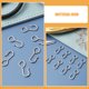 thumbnail image 3 of Ganchos de metal para funda de asiento de coche, 10 unidades, 23 mm, 3 of 7