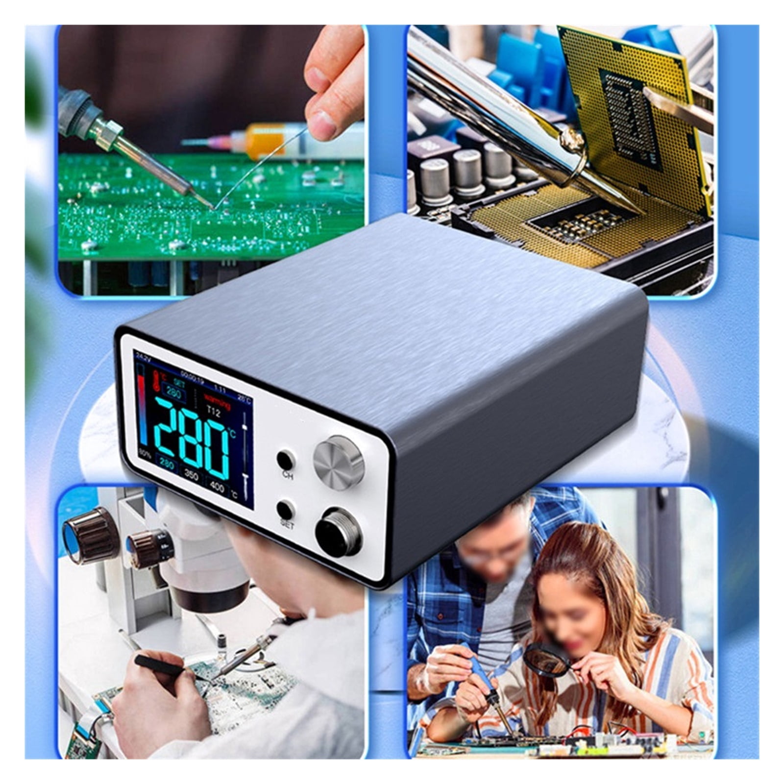 T3A Intelligent Soldering Station Applicable To T245 Handle Welding Pen For Phone BGA Soldering Iron Repair Tools ,Fast Heating