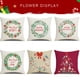 thumbnail image 3 of Injueey Funda de almohada navideña con estampado de Navidad, funda de cojín para sofá, funda de almohada decorativa para el hogar, sofá, Navidad, Kits de decoración para fiestas No.06 Injueey HA007803-06, 3 of 6