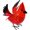 style 1, variant on Hsqqdc Red Bird Standing Iron Figurine, Handmade Yard Art Statue for Patio Porch Garden