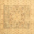 thumbnail image 1 of Ahgly Company Machine Washable Indoor Square Oriental Brown Traditional Area Rugs, 8' Square, 1 of 4
