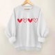 thumbnail image 2 of Mujeres Manga Larga Tops Casual Cuello Redondo Moda Impresión Suéter Sudadera Invierno Suave, 2 of 3