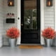thumbnail image 1 of Plantas colgantes artificiales al aire libre | Flores artificiales de plástico multicolor realistas 8 paquetes | Decoración verde a prueba de sol interior exterior para porche, jardín, terraza, 1 of 6