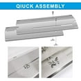 thumbnail image 4 of Quickflame Adjustable 12-26” Stainless Steel Flavorizer Bars for Charbroil Brinkman (5 Pack), 4 of 5