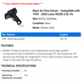 thumbnail image 2 of Mass Air Flow Sensor - Compatible with 1999 - 2003 RX300 3.0L V6 2000 2001 2002, 2 of 2