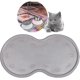 thumbnail image 1 of Alfombrilla de alimentación para mascotas, para gatos y perros, flexible y fácil de limpiar., 1 of 5