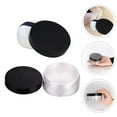 thumbnail image 2 of FRCOLOR Powder Boxes 1 Set of Large Loose Powder Separate Boxes Portable Empty Loose Powder Case,3.43"X3.43"X1.06", 2 of 4