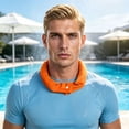 thumbnail image 6 of Cooling Neck Wrap With Button, Water-Activated Cold Towel For Summer Sports, Breathable Ice Scarf For Gym, Running, Hiking & Outdoor Activities,Black - 63X5Cm, 6 of 9