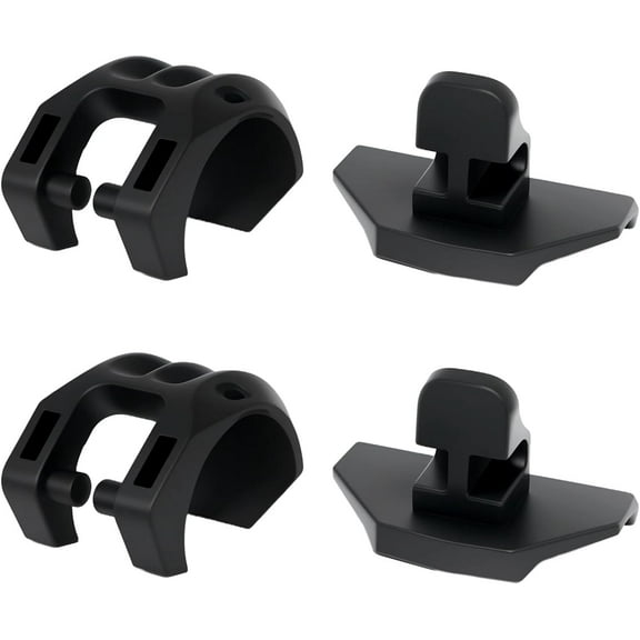 Aniceparthy 2-Pack NEW Windshield Clamp Kit Fit for Polaris RZR, Replacement for Lock & Ride 2207386, Durable Black Plastic