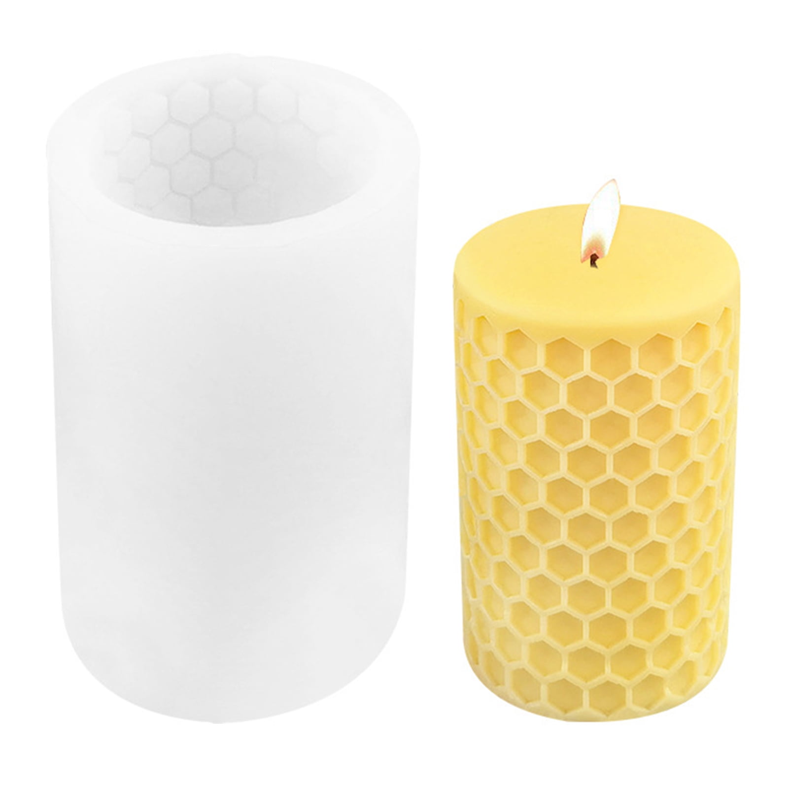 Details about   Silicone Molds Bee Honeycomb Candle Beehive For Homemade Beeswax Soap Crayon Wax 