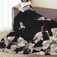 thumbnail image 6 of Sikiie Japanese White Crane Ultra-Soft Micro flannel Blanket Luxury All Seasons Warm Blanket for Bedding Sofa and Travel (4 sizes)-40"x30", 6 of 7