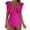 Hot Pink, variant on Sngxgn Women's Swimsuits Swimwear Asymmetric Ruffle Monokinis Bathing Suits(Green,XL)