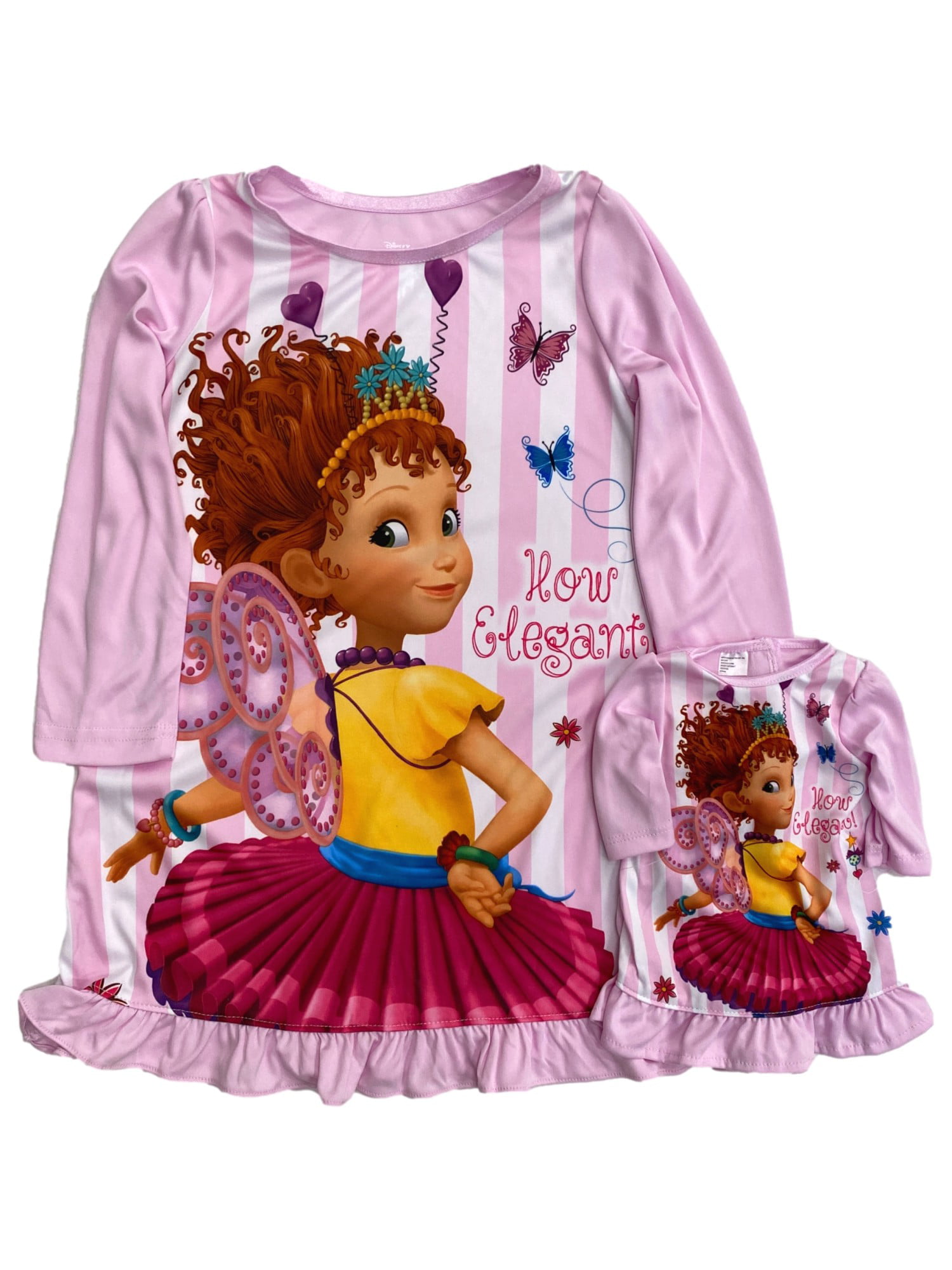Disney Princess Rain Poncho White Pink Kids Girls One Size NEW