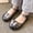 Black, variant on Toddler Girls Jelly Sandals Closed Toe Water Beach Summer Shoes Soft Rubber Sole Mary Jane Dress Shoes Princess Flat White 35