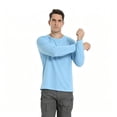 thumbnail image 5 of PAKUSISUP Men's Long Sleeve Fishing Shirts UPF 50+ | Quick-Dry Sun Protection Shirts (Lightweight, 100% Polyester), 5 of 6