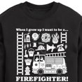 thumbnail image 3 of Disney - Firefighter - When I Grow Up I Want To Be A - Toddler & Youth Crewneck Fleece Sweatshirt, 3 of 5