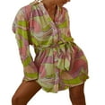 thumbnail image 3 of Blouses de Plage Décontractées pour Femmes, Tuniques à Boutons, Robe de Plage, Couvre-Maillot, 3 of 9
