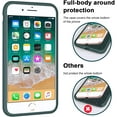 thumbnail image 2 of iPhone 7 Plus and iPhone 8 Plus Silicone Case - {Shock-Absorbent; Bumper Soft TPU Cover Case with Grip Silicone Material; Compatible with iPhone 8 Plus and iPhone 7 Plus - Olive Green Color, 2 of 5