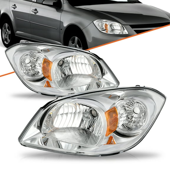 For 2005-2010 Chevrolet Cobalt 07-09 Pontiac G5 Left and Right Headlights Set