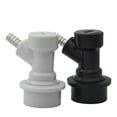 thumbnail image 1 of Injueey Nuevo 1 par de conectores de grifo de cerveza, barril de cerveza líquida de aire, juego de desconexiones rápidas, conectores de púas Kits de equipo de elaboración de vino, 1 of 6