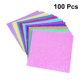thumbnail image 3 of 100PCS / 2 Sets 25x25cm Papel plegable brillante Papel artesanal de bricolaje Papel de origami colorido nacarado (Color aleatorio), 3 of 5