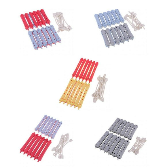 60 uds pinzas cabello ondulado peinado permanente varillas barra r conjunto de herramientas de peluquería multicolor4 shamjiam Barras de permanente de cabello