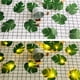 thumbnail image 3 of Cadena de luces LED de 2 m con hojas verdes, decoración de luces, cadena de 10 luces LED, 3 of 4