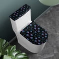 thumbnail image 3 of HELLHERO Stretch Toilet Cover Adjustable Elastic Edge Easy to Install Toilet Top Cover Set Universal Bathroom Home Comfort Stretchy Fabric U-Shaped, 3 of 8