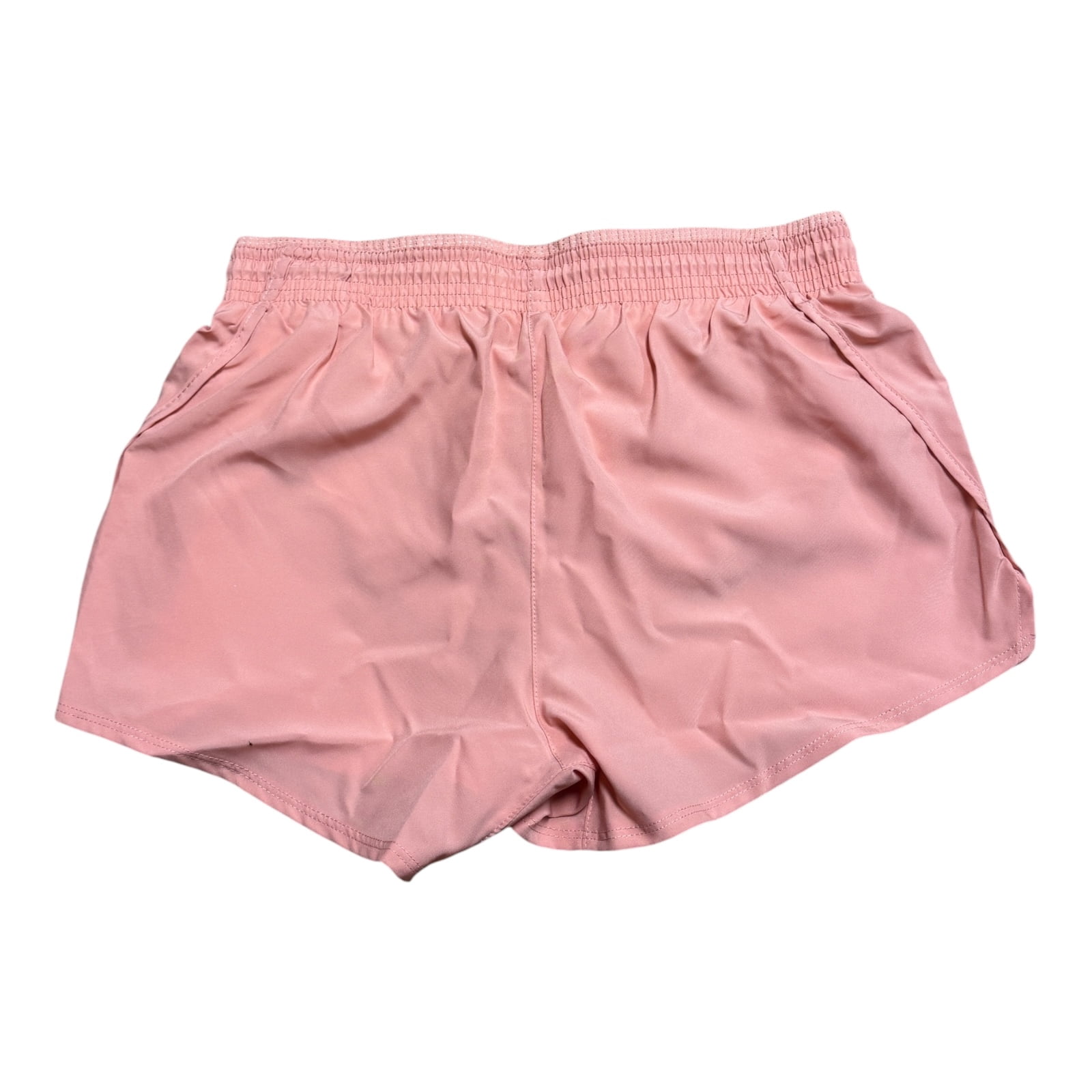 peach color nike shorts