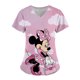 thumbnail image 3 of Ropa de hospital de bolsillo de Disney para mujer, uniforme de enfermera, camisetas para mujer, camisetas de Mickey para mujer 2023, camisetas con cuello en V, camisetas de Minnie Mouse, 3 of 5