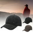 Men's Winter Baseball Cap Baseball Winter Hats with Ear Flaps for Men