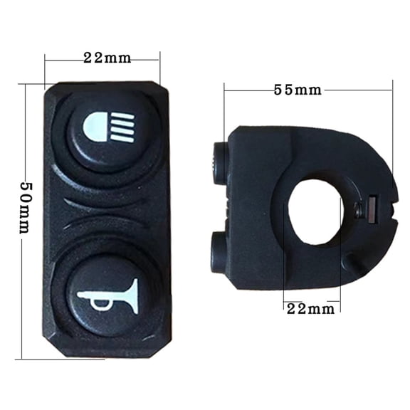 Lylong Electric Bicycle Light Horn Switch E-Bike 2/3 In1 Intelligent Controller Vehicle Headlight Replacement Parts