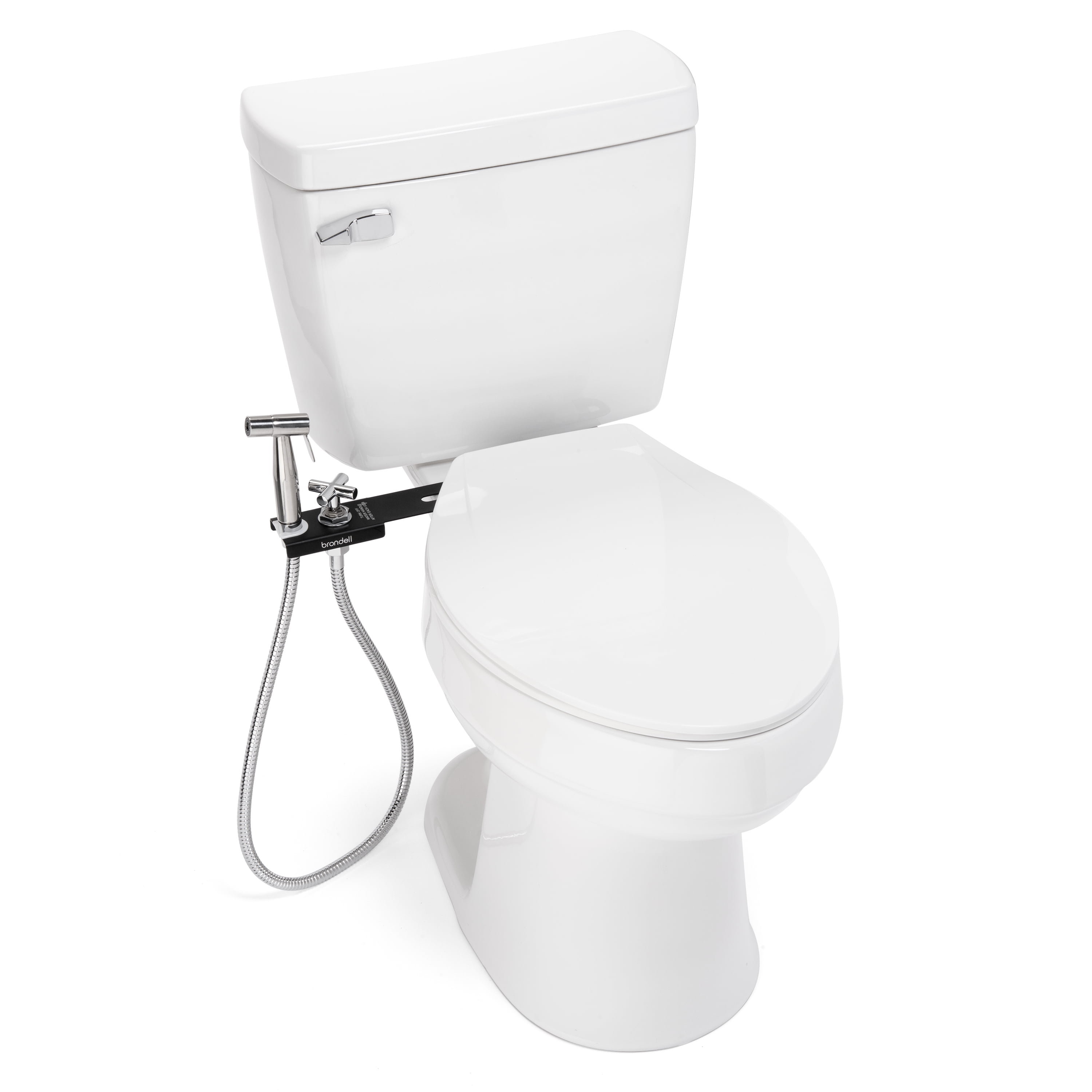 CleanSpa Luxury Hand-Held Bidet Holster with Integrated Shut Off, Black