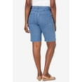 thumbnail image 3 of Jessica London Women's Plus Size Classic Cotton Denim Shorts, 3 of 4