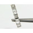 thumbnail image 2 of 2.85CT PRINCESS DIAMONDS ETERNITY RING H/VS 14KT 7.25 CHANNEL SHARING, 2 of 11