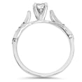 thumbnail image 4 of Pompeii 1/2ct Sculptural Diamond Vintage Engagement Ring 14K White Gold (G/H,I1-I2), 4 of 4