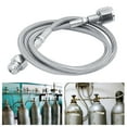 thumbnail image 3 of Soda Water External Hose Adapter Kit Connector Accessories Convenient Installation Replacement 60in 1.5m  Silver, 3 of 7