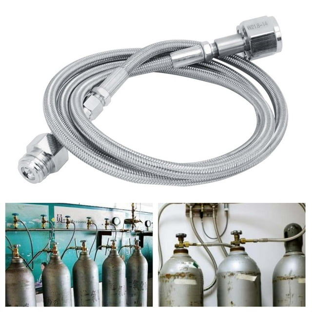 Adaptador de manguera C Jadeshay 1,5 m 60 pulgadas agua con gas manguera de refresco