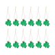 thumbnail image 1 of FELTECHELECTR 12 adornos colgantes de trébol para fiestas, de plástico, para fiestas., 1 of 7