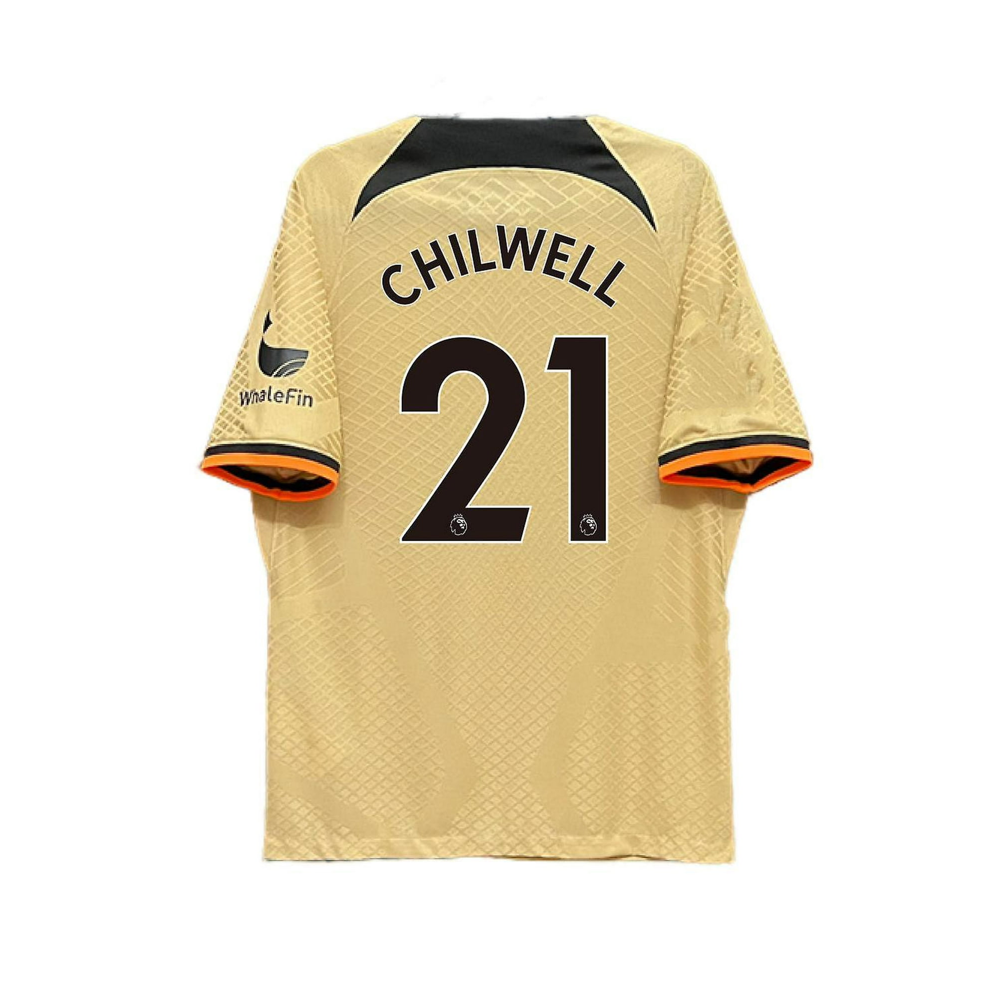 Chelsea FC Chilwell 21 ジャージ 22-23 Chelsea F.c. Away Shirt Number 21 Ben Chilwell Jersey