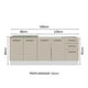 thumbnail image 3 of Gabinete Bajo Cocina Madesa 200cm Con Tarja Agata BC, 3 of 5