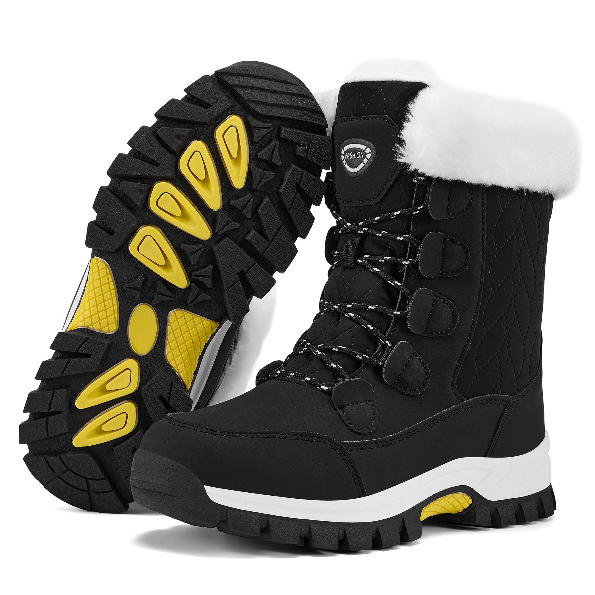Stepedia Women's Waterproof Winter Snow Boots Mid-Calf Booties photo 6